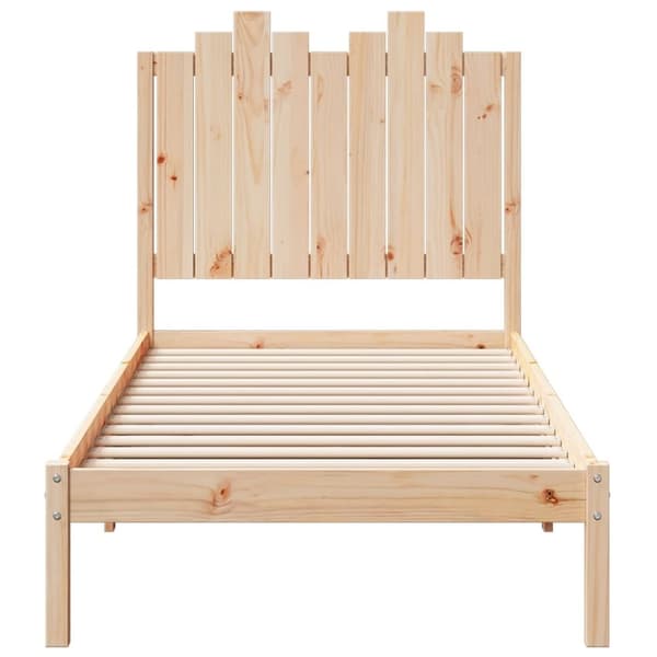 vidaXL ekstra lang sengeramme uden madras 100x210 cm massivt træ