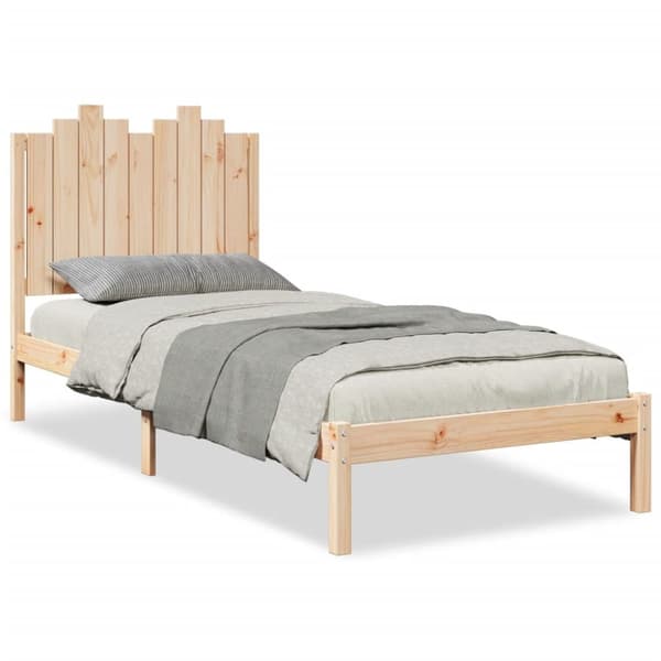 vidaXL ekstra lang sengeramme uden madras 100x210 cm massivt træ