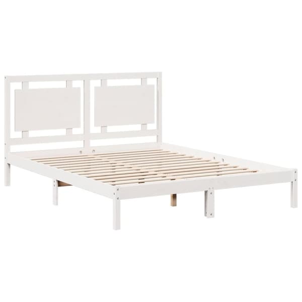 vidaXL ekstra lang sengeramme uden madras 140x210 cm massivt træ