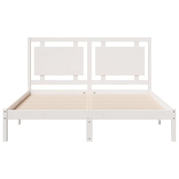 vidaXL ekstra lang sengeramme uden madras 140x210 cm massivt træ