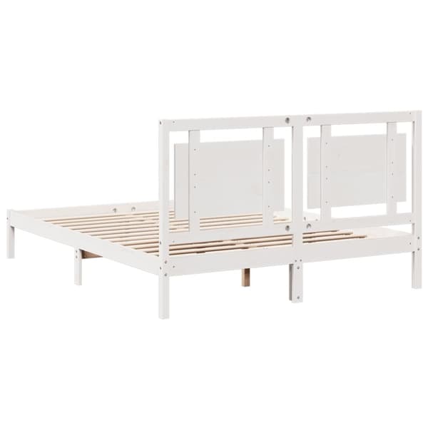 vidaXL ekstra lang sengeramme uden madras 140x210 cm massivt træ