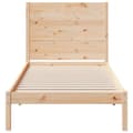 Miniatyrbilde 5 av 10: vidaXL Ekstra lang sengeramme uten madrass 100x210 cm heltre