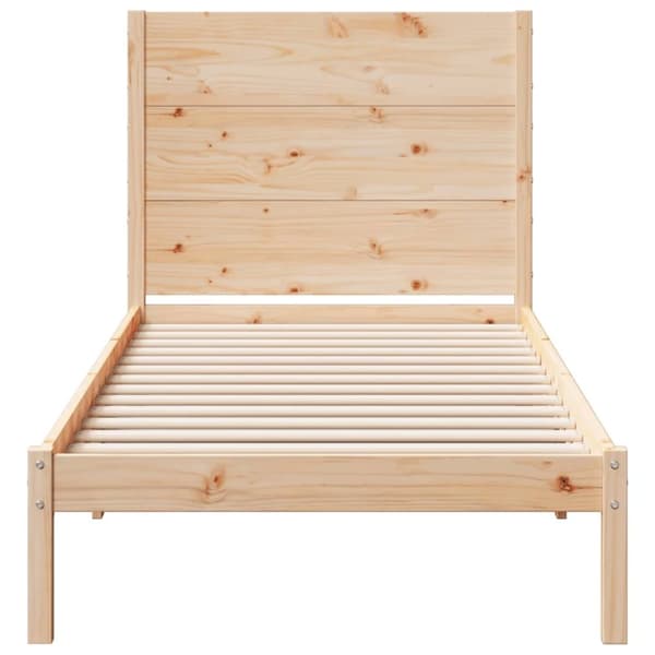 vidaXL Ekstra lang sengeramme uten madrass 100x210 cm heltre