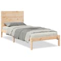 Miniatyrbilde 1 av 10: vidaXL Ekstra lang sengeramme uten madrass 100x210 cm heltre