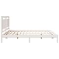 Miniatyrbilde 6 av 10: vidaXL Ekstra lang sengeramme uten madrass hvit 180x210 cm heltre