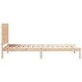 Miniatyrbilde 6 av 10: vidaXL Ekstra lang sengeramme uten madrass 100x220 cm heltre