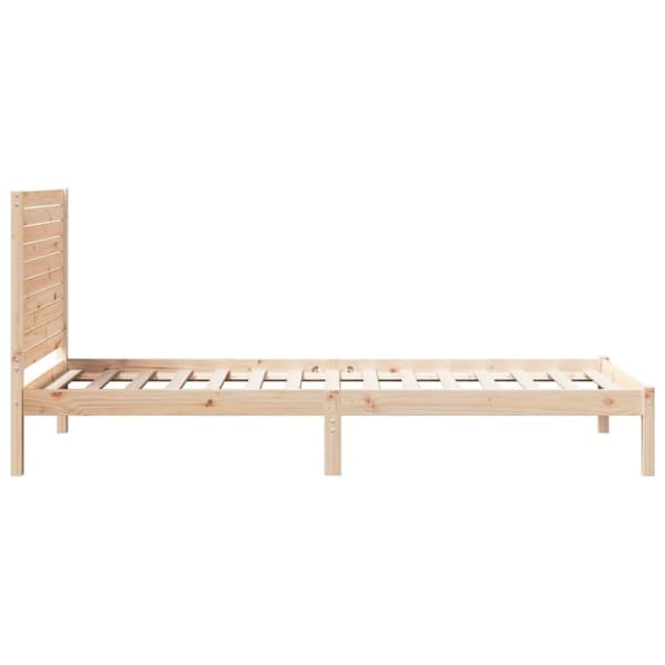 vidaXL Ekstra lang sengeramme uten madrass 100x220 cm heltre
