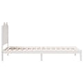 Miniatyrbilde 6 av 10: vidaXL Ekstra lang sengeramme uten madrass hvit 100x220 cm heltre