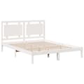 Miniatyrbilde 4 av 10: vidaXL Ekstra lang sengeramme uten madrass hvit 140x220 cm heltre