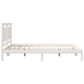 Miniatyrbilde 6 av 10: vidaXL Ekstra lang sengeramme uten madrass hvit 140x220 cm heltre