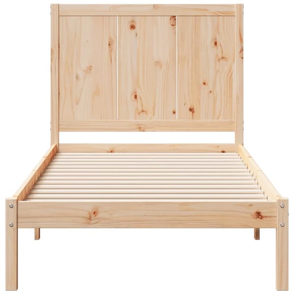 vidaXL ekstra lang sengeramme uden madras 100x220 cm massivt træ