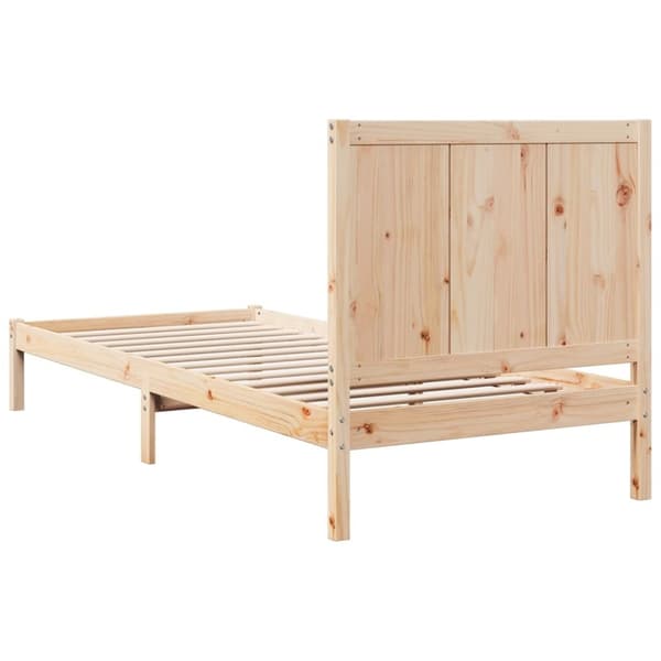 vidaXL Sängynrunko erikoispitkä ilman patjaa 100x210 cm massiivipuu