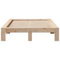 Miniatyrbilde 5 av 9: vidaXL Sengeramme uten madrass 120x190 cm heltre furu