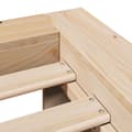 Miniatyrbilde 7 av 9: vidaXL Sengeramme uten madrass 120x190 cm heltre furu