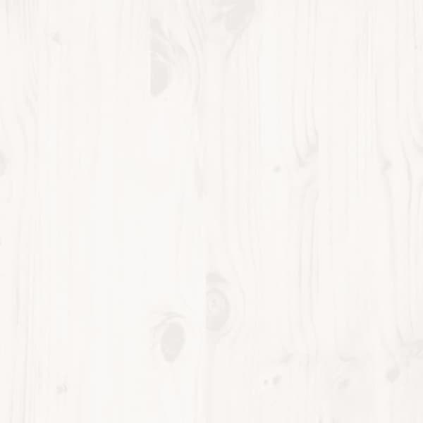 vidaXL Sengeramme uten madrass hvit 135x190 cm heltre furu