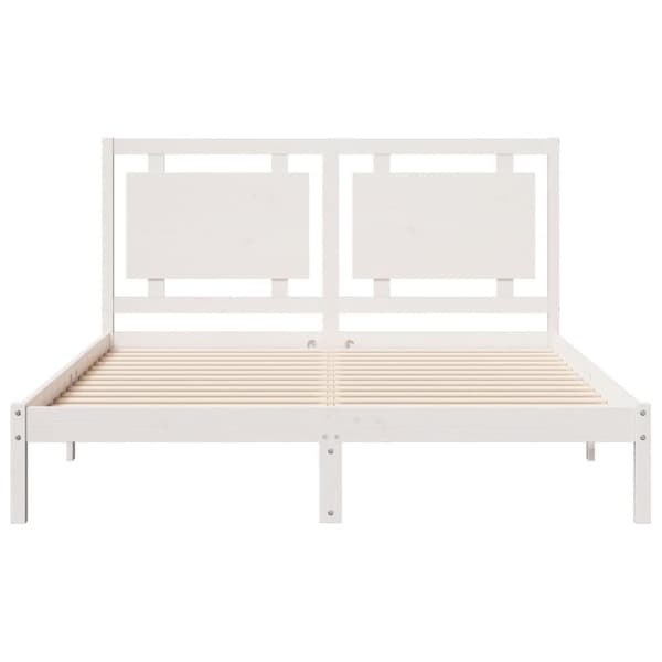 vidaXL ekstra lang sengeramme uden madras 160x220 cm massivt træ