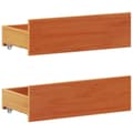 Miniatyrbilde 9 av 11: vidaXL Sengeramme uten madrass med hodegavl brun 180x200cm heltre furu