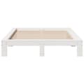 Miniatyrbilde 5 av 9: vidaXL Sengeramme uten madrass hvit 140x190 cm heltre furu