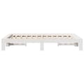 Miniatyrbilde 6 av 9: vidaXL Sengeramme uten madrass hvit 120x190 cm heltre furu
