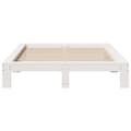 Miniatyrbilde 5 av 9: vidaXL Sengeramme uten madrass hvit 160x200 cm heltre furu