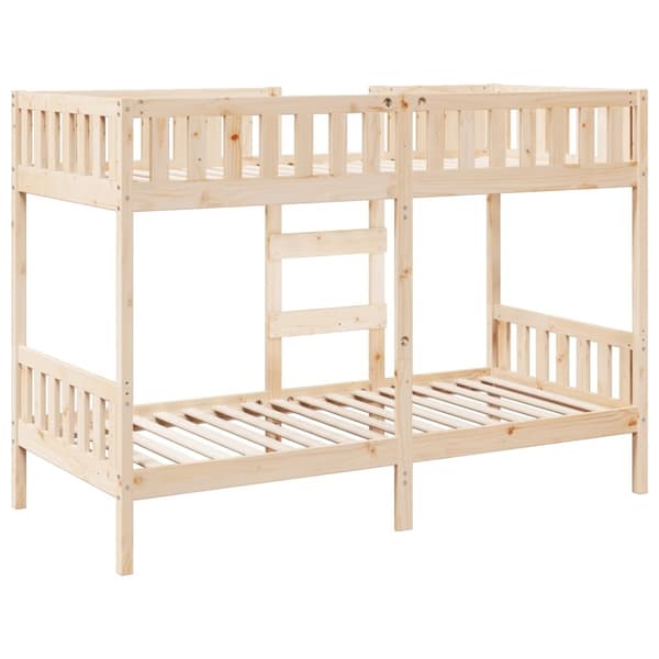 vidaXL Køyeseng 90x190 cm heltre furu