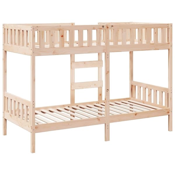 vidaXL Køyeseng 90x190 cm heltre furu
