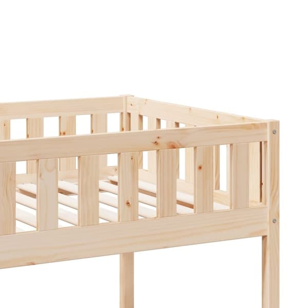 vidaXL Køyeseng 90x190 cm heltre furu