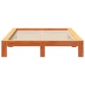 Miniatyrbilde 5 av 9: vidaXL Sengeramme uten madrass brun 150x200 cm heltre furu