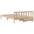 Miniatyrbilde 7 av 11: vidaXL Sengeramme uten madrass 140x190 cm heltre furu