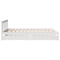 Miniatyrbilde 6 av 11: vidaXL Sengeramme uten madrass hvit 150x200 cm heltre furu