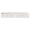 Miniatyrbilde 6 av 11: vidaXL Sengeramme uten madrass hvit 90x200 cm heltre furu