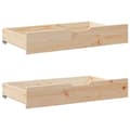 Miniatyrbilde 9 av 11: vidaXL Sengeramme uten madrass 90x200 cm heltre furu