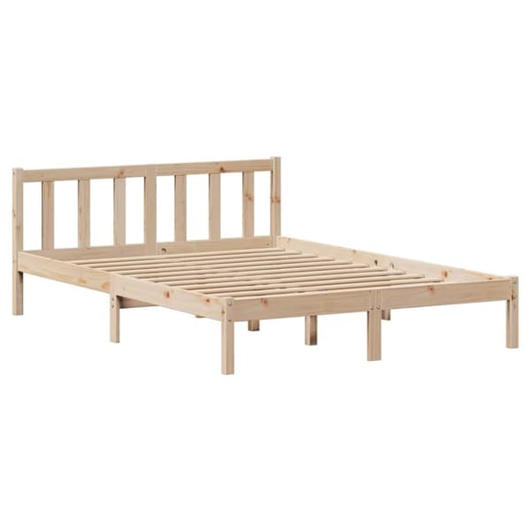 vidaXL Sengeramme uten madrass 160x200 cm heltre furu