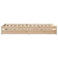 Miniatyrbilde 6 av 11: vidaXL Sengeramme uten madrass 90x200 cm heltre furu