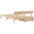 Miniatyrbilde 7 av 11: vidaXL Sengeramme uten madrass 160x200 cm heltre furu