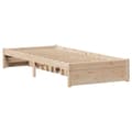 Miniatyrbilde 7 av 11: vidaXL Sengeramme uten madrass 75x190 cm heltre furu