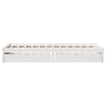 Miniatyrbilde 6 av 11: vidaXL Sengeramme uten madrass hvit 100x200 cm heltre furu