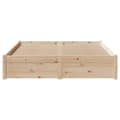 Miniatyrbilde 5 av 11: vidaXL Sengeramme uten madrass 140x200 cm heltre furu
