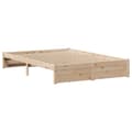Miniatyrbilde 7 av 11: vidaXL Sengeramme uten madrass 140x200 cm heltre furu