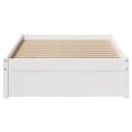 Miniatyrbilde 5 av 11: vidaXL Sengeramme uten madrass hvit 75x190 cm heltre furu