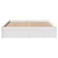 Miniatyrbilde 5 av 11: vidaXL Sengeramme uten madrass hvit 120x200 cm heltre furu