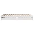 Miniatyrbilde 6 av 11: vidaXL Sengeramme uten madrass hvit 120x200 cm heltre furu