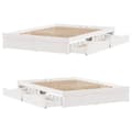 Miniatyrbilde 10 av 11: vidaXL Sengeramme uten madrass hvit 120x200 cm heltre furu