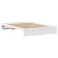 Miniatyrbilde 8 av 11: vidaXL Sengeramme uten madrass hvit 140x190 cm heltre furu