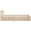 Miniatyrbilde 6 av 11: vidaXL Sengeramme uten madrass 140x190 cm heltre furu
