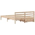 Miniatyrbilde 7 av 11: vidaXL Sengeramme uten madrass 140x190 cm heltre furu