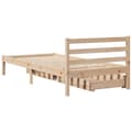 Miniatyrbilde 7 av 11: vidaXL Sengeramme uten madrass 90x190 cm heltre furu