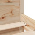 Miniatyrbilde 11 av 11: vidaXL Sengeramme uten madrass 160x200 cm heltre furu