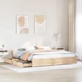 Miniatyrbilde 2 av 11: vidaXL Sengeramme uten madrass 160x200 cm heltre furu