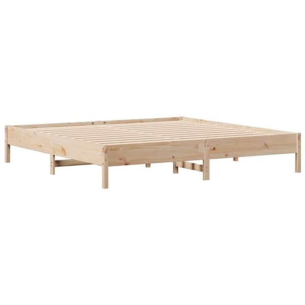 vidaXL sengeramme uden madras 180x200 cm massivt fyrretræ